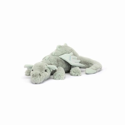 Jellycat Sage Dragon Huge Australia | 376501PVU